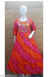 Gowns - Ethnic, Anarkali Dress  - XL