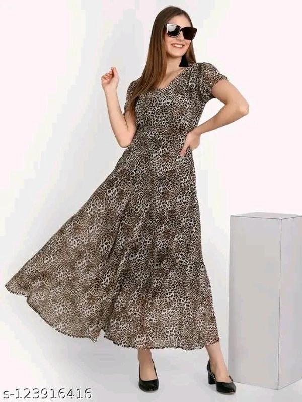 BEAUTYFUL LADIES DESIGNER ONE PIECE GOWN ALSO IN BIG SIZE - L
