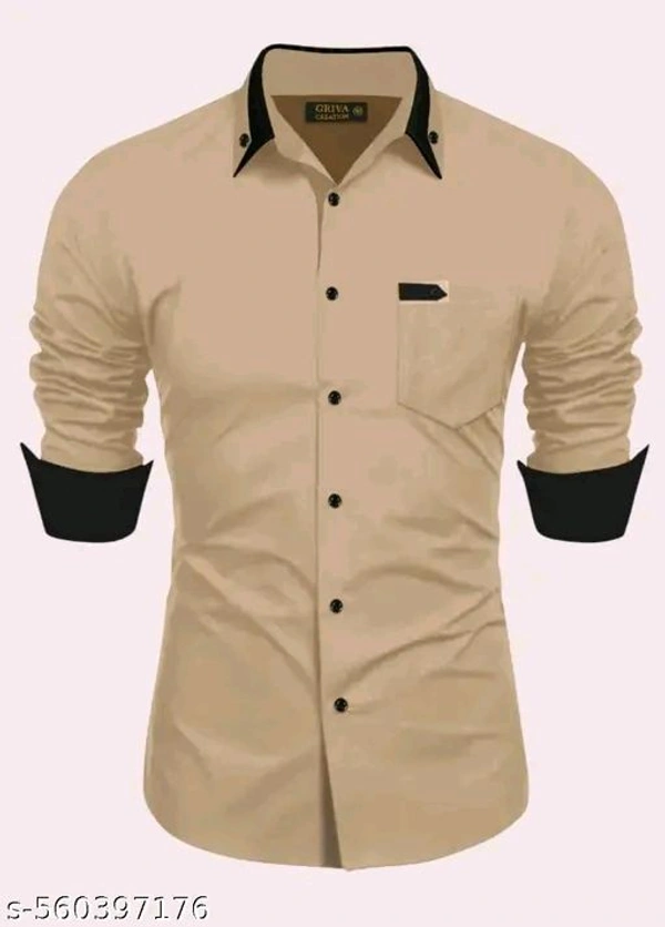 Trendy Graceful Men Shirts - M