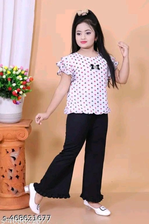 ALI DRESSES Tinkle Girls Top & Bottom Sets - 3 Month