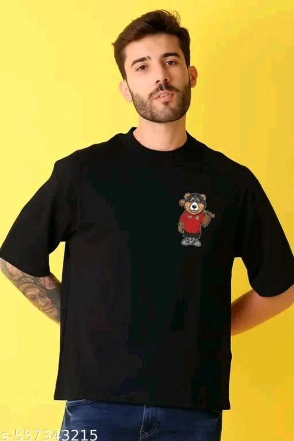 Men Cotton Blend Oversize Tshirts - Xl