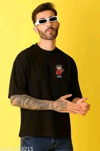 Men Cotton Blend Oversize Tshirts - Xl