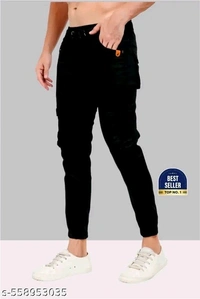 Fancy Modern Men Track Pants - 36