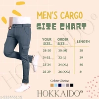 Khakhi  and Dark Blue Regular Fit Polyester Long Length Mens cargo Durable trousers with 2 Side pocket with flap – A Skin Friendly & Best for Indoor, Outdoor, Walking & Traveling, at work with 2 Button Closure Pack of 2 - 30