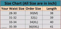 Combo of 2 Light Grey Color mens Flexi Waist Regular Casual Pants for Men - 34