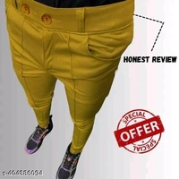 HackStar formal Pants for Men | Men's Slim fit Formal Pant | Stretchable Trouser | Party wear Trousers - 32