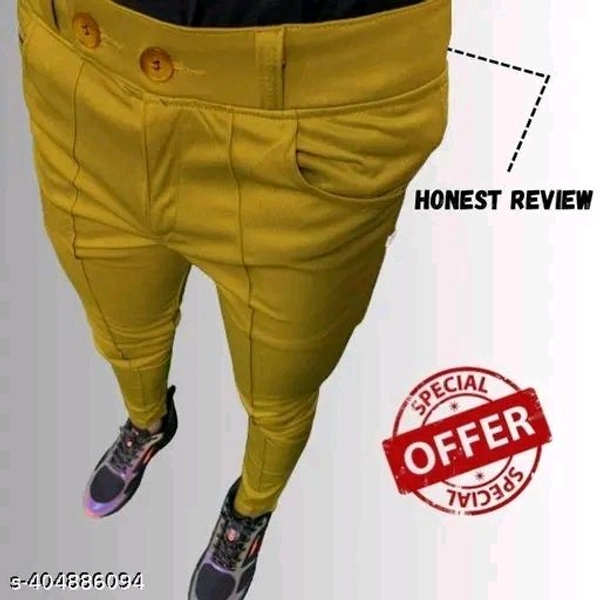 HackStar formal Pants for Men | Men's Slim fit Formal Pant | Stretchable Trouser | Party wear Trousers - 32