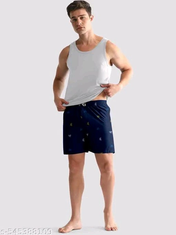 Men's Cotton Printed Boxer Shorts | Combo Pack of 2 | Regular Fit, Soft & Breathable with Back Pocket - Xl
