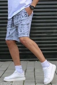 Men's Cotton Shorts | pack of 2 | Printed casual Shorts for men - 32