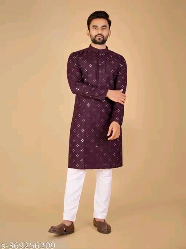 Fashionable Men Kurta Sets - L