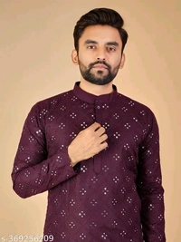 Fashionable Men Kurta Sets - L