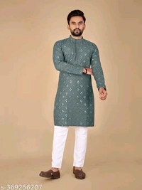 Essential Men Kurta Sets - Xl