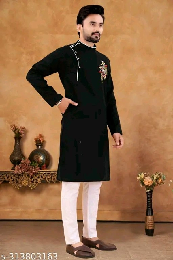 Men's Kurta With Pyajamas, Men's Wedding Kurta With Chudidar, Men's Kurta Set - Xxl