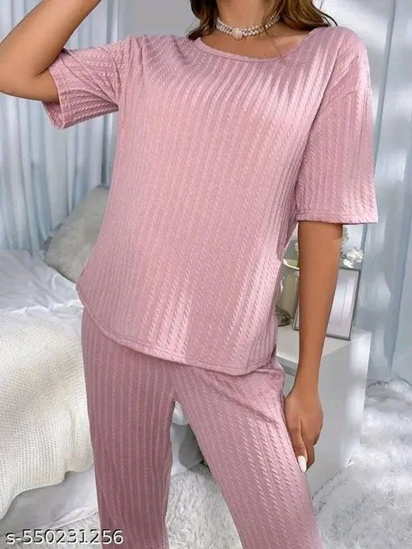 Stylish Glamorous Women Top & Bottom Sets - L