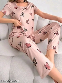 Satin Women Nightsuits - Xxl