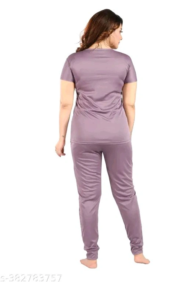WOMENS TRENDING CO-ORD SET - NIGHTSUITE SET -JOGGERS NIGHT SUITE -NIGHTDRESS - SET TOP AND PAYJAMA SET FOR WOMENS AND GIRLS - M