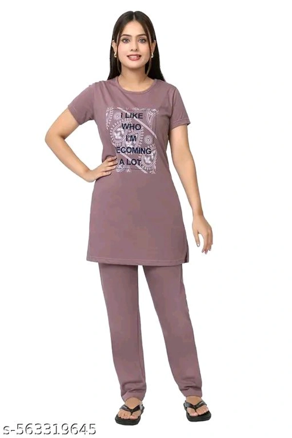 SAHAAYE NIGHT SUIT - POCKET NIGHT SUITE - TOP AND BOTTAM PRINTED NIGHT SUITE - TRENDING CO-ORD SET - NIGHTSUIT FOR WOMENS AND GIRLS - Xl