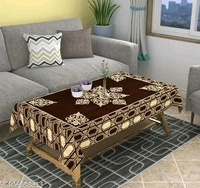 LUXURY CRAFT Beautiful Design Chenille 4 Seater(36x54 inches) Center Table Cover,Table Cloth- Pack of 1