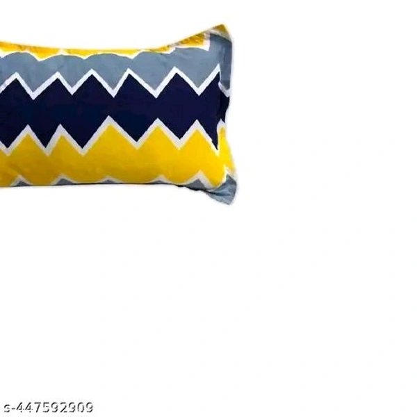 Iwx 8 Pcs Cotton Pillow Cover Set | 180 TC Supersoft Brushed Cotton - Breathable & Wrinkle Free - 8 Pcs Set | Yellow