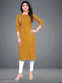 Women's American Crepe A-Line Readymade Kurti - Xl