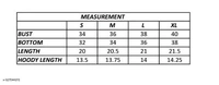 Crop Length Hood neck Women hoody t shirt - L