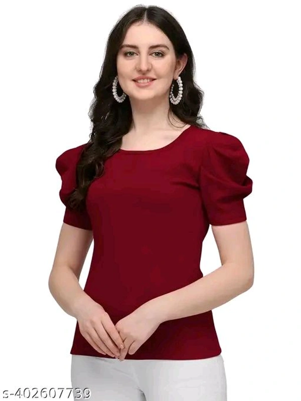 FABRIC BY KNITTING SLEEVELESS BOX PATTERN CASUAL FORMAL PARTY WEAR WOMEN WEAR TOP T SHIRT WEDDING GIRLS  - L