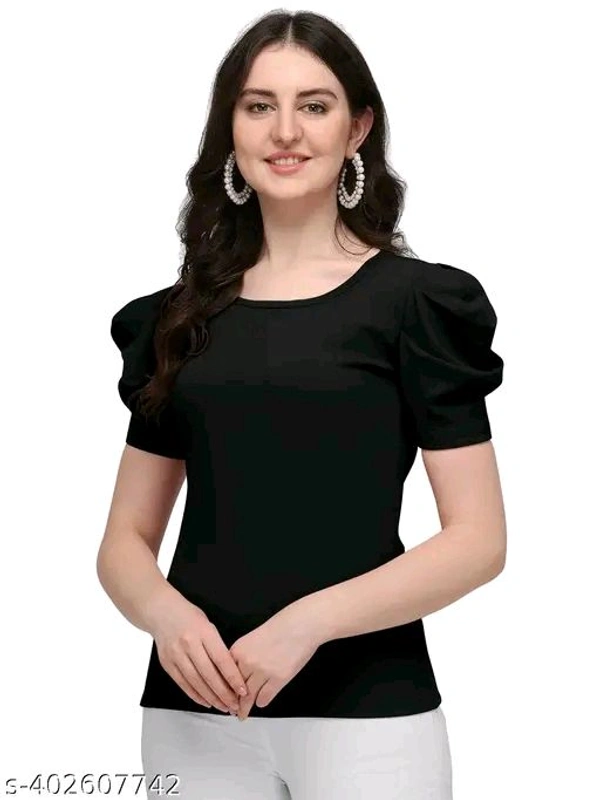 FABRIC BY KNITTING SLEEVELESS BOX PATTERN CASUAL FORMAL PARTY WEAR WOMEN WEAR TOP T SHIRT WEDDING GIRLS  - S
