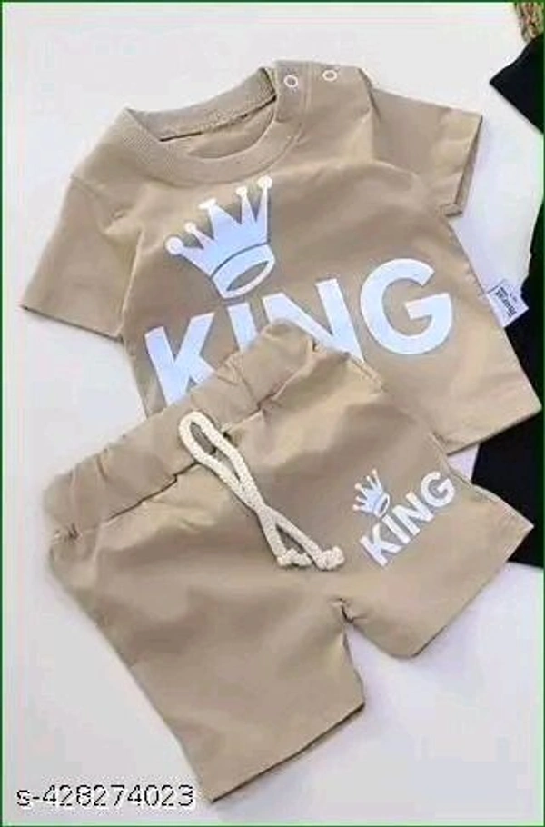 Modern Trendy Boys Top & Bottom Sets - 5-6