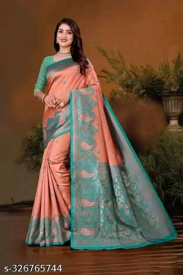 New #Trending Bollywood Saree || Banarasi Silk sky Saree || Bollywood Inspired || Latest Design || Golden Border || #Lates