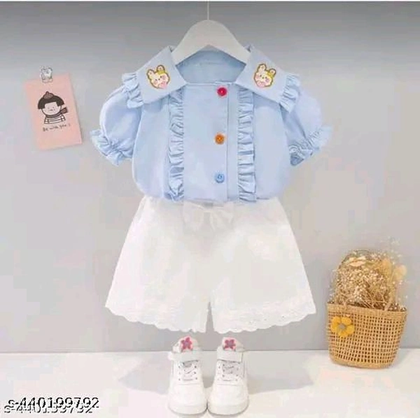 PUKAR DRESSES BABY GIRL TOP & BOTTOM SET - 3-4