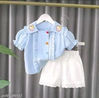 PUKAR DRESSES BABY GIRL TOP & BOTTOM SET - 3-4