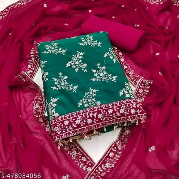 NEW TRENDY GREEN DRESS MATERIAL