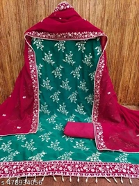 NEW TRENDY GREEN DRESS MATERIAL