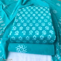 Authentic Handmade Batik Print Cotton Dress Material for Women – Premium Range
