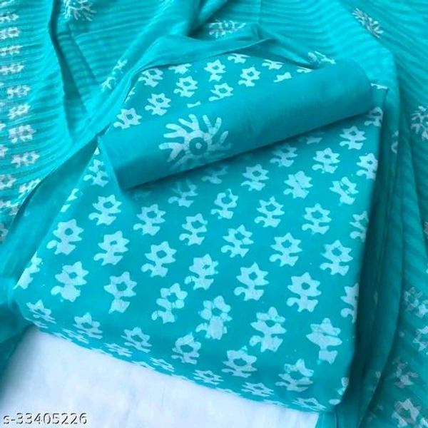 Authentic Handmade Batik Print Cotton Dress Material for Women – Premium Range