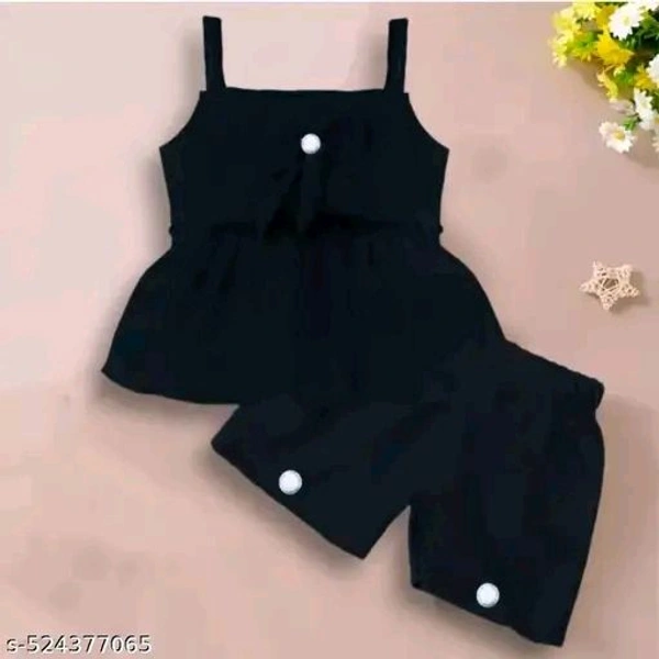 Cute Comfy Girls Top & Bottom Sets - 6-9