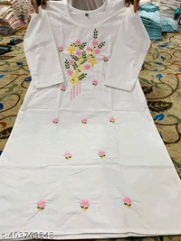 COTTON NECK EMROIDERY 3 PC SUIT FOR WOMAN FASHION - S