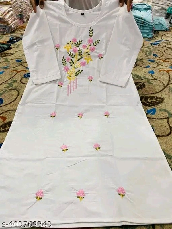 COTTON NECK EMROIDERY 3 PC SUIT FOR WOMAN FASHION - S