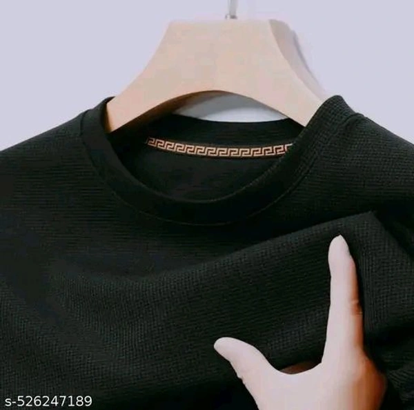 At last fashion Men Popcorn Round Neck Regular Tshirts - Xxl