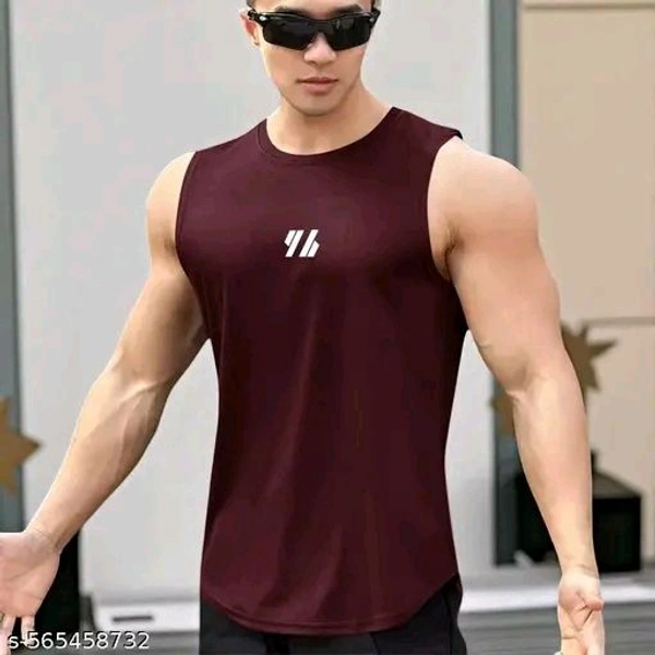 Printed vest for men's - S