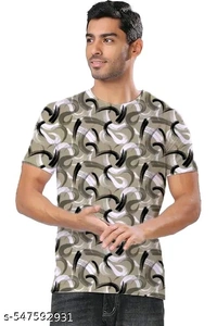 Men Lycra Regular Tshirts - S