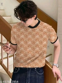 KAJARU MEN ALL OVER PRINTED DESIGN T-SHIRT FOR MEN AND BOYS - Xl