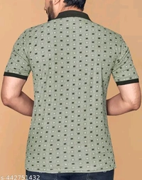 Sunset Skies Pattern Polo Tee - Xxl