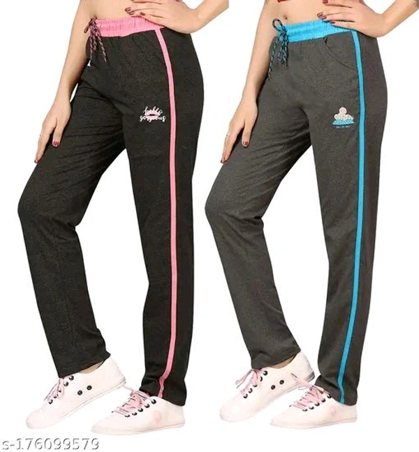 Women TrackPant Net Folding(Pack of 2)