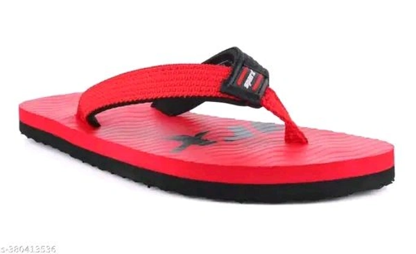 Sparx Slipper SFG-204 Red Black For Men - 10