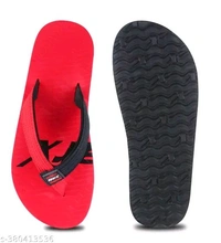 Sparx Slipper SFG-204 Red Black For Men - 10