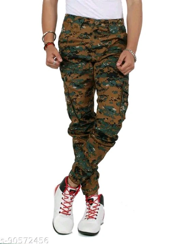 Camouflage Jogger for Men with Pocket | Army Military Cargo Pant for Men - 36