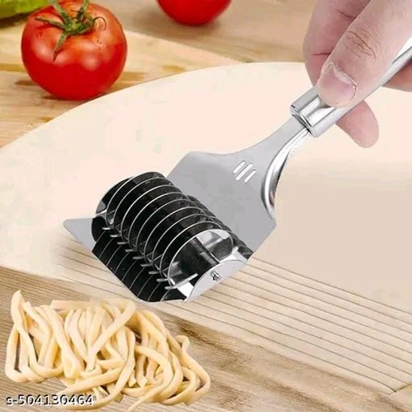 Noodles Cutter Spoon tainless Steel Noodle Maker Roller Docker Dough Cutter Tool Kitchen Helper DIY Dough Cutting Tool