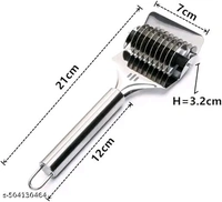 Noodles Cutter Spoon tainless Steel Noodle Maker Roller Docker Dough Cutter Tool Kitchen Helper DIY Dough Cutting Tool