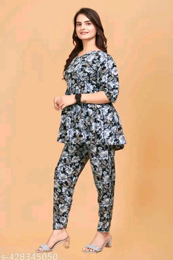Nirja Creation Fancy Designer American Crepe Low price Kurta pant - S